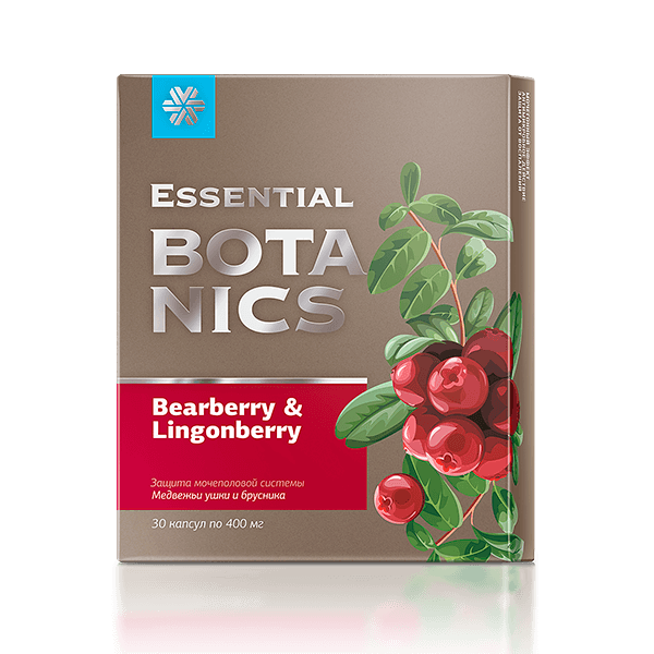 Медвежьи ушки и брусника — Essential Botanics от Сибирское Здоровье