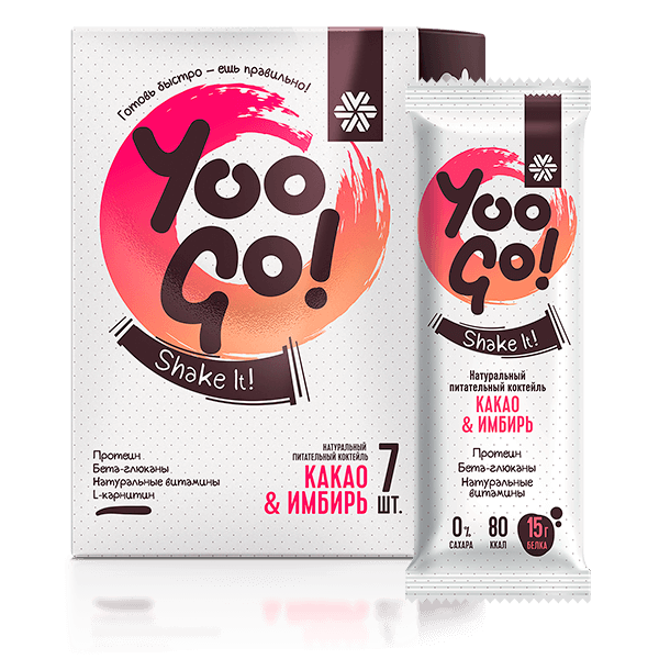 Питательный коктейль Какао и имбирь — Yoo Gо от Сибирское здоровье