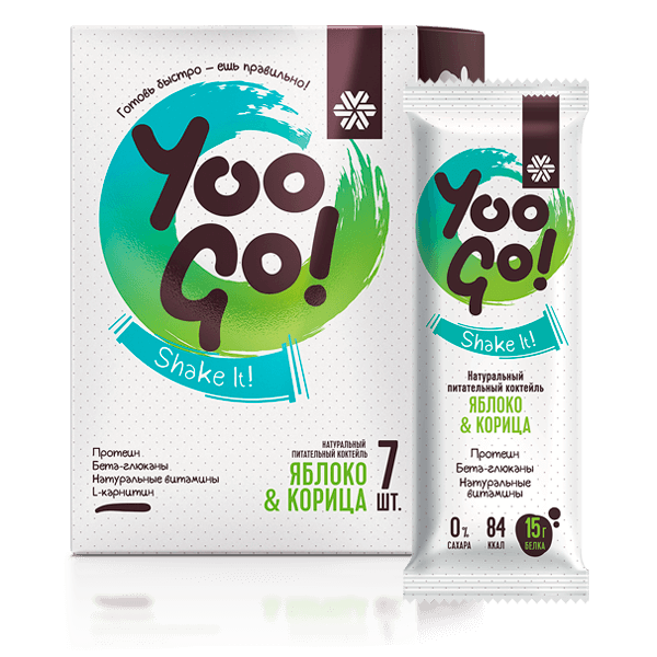 Питательный коктейль Яблоко и корица — Yoo Gо от Сибирское здоровье