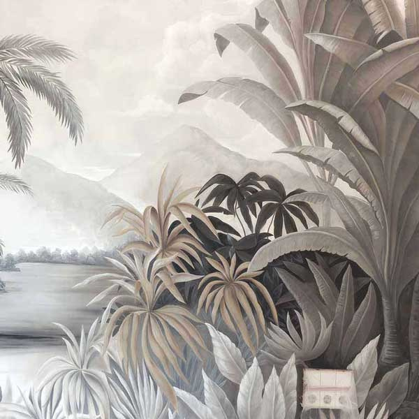  роспись стен пальмы