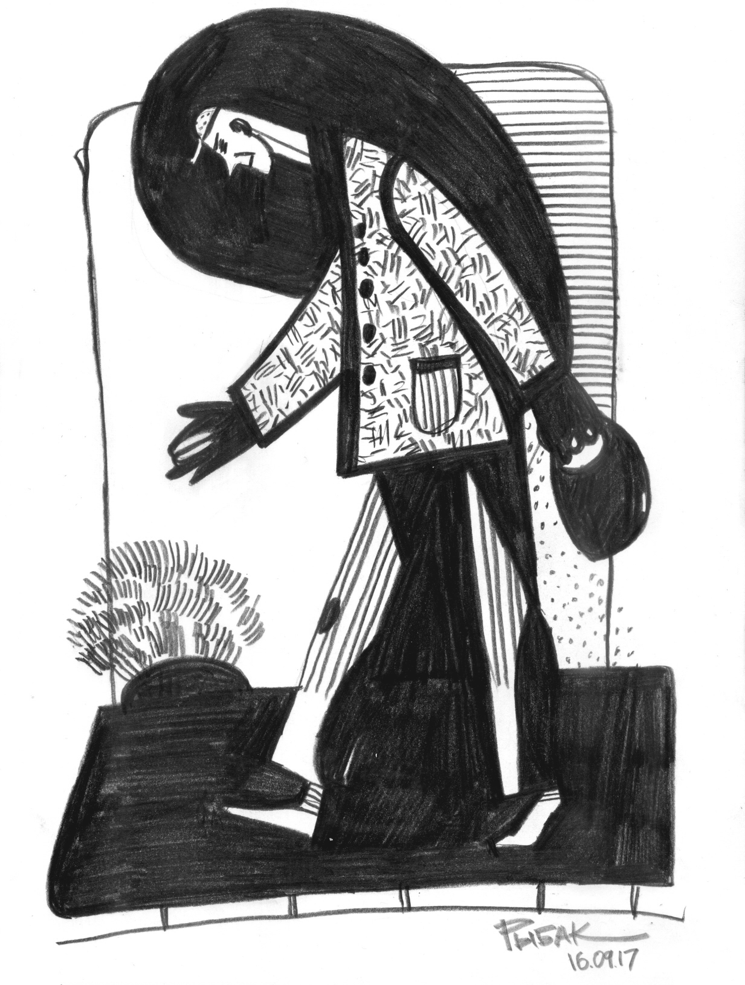 Графика 2017. Художник Рыбак Николай