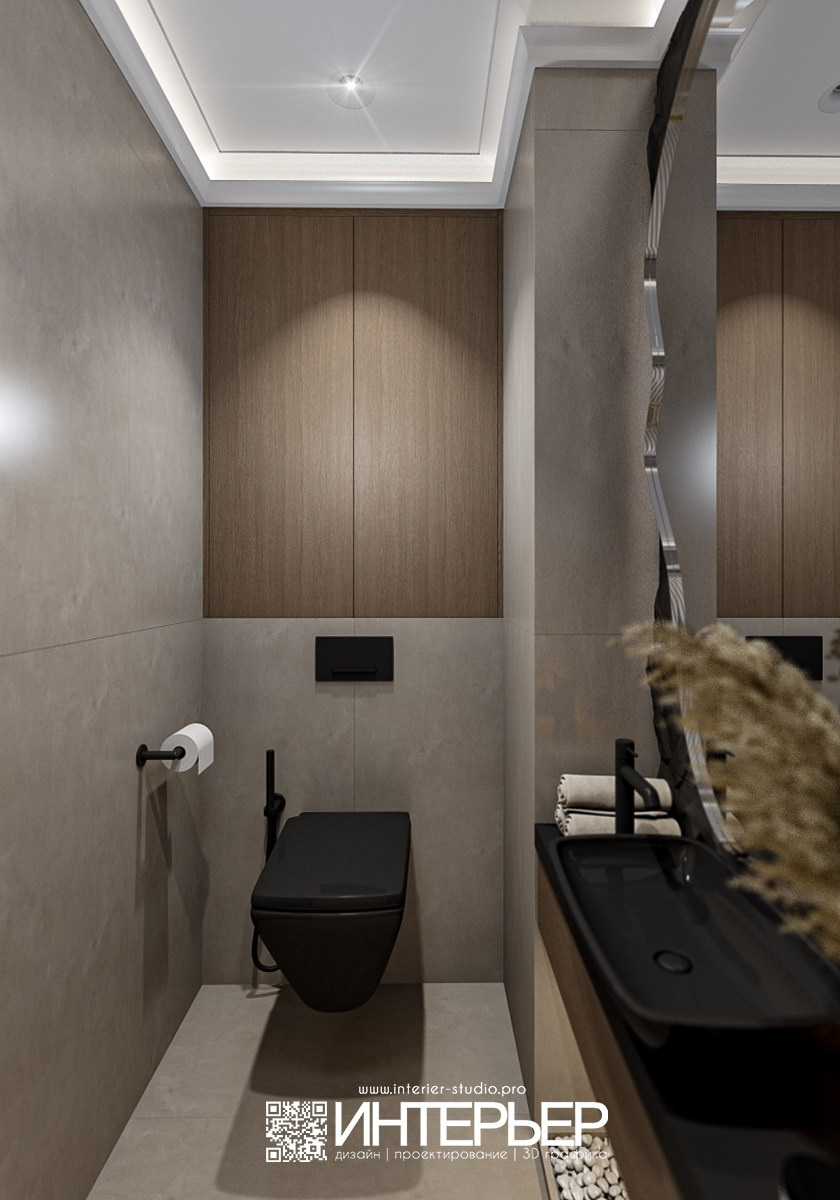 Квартира в г. Краснодар ЖК «Урал». Дизайн интерьера, 3D визуализация и 3D моделирование. Создание проектов и чертежей. КМВ: Кисловодск, Пятигорск, Ессентуки и удаленно