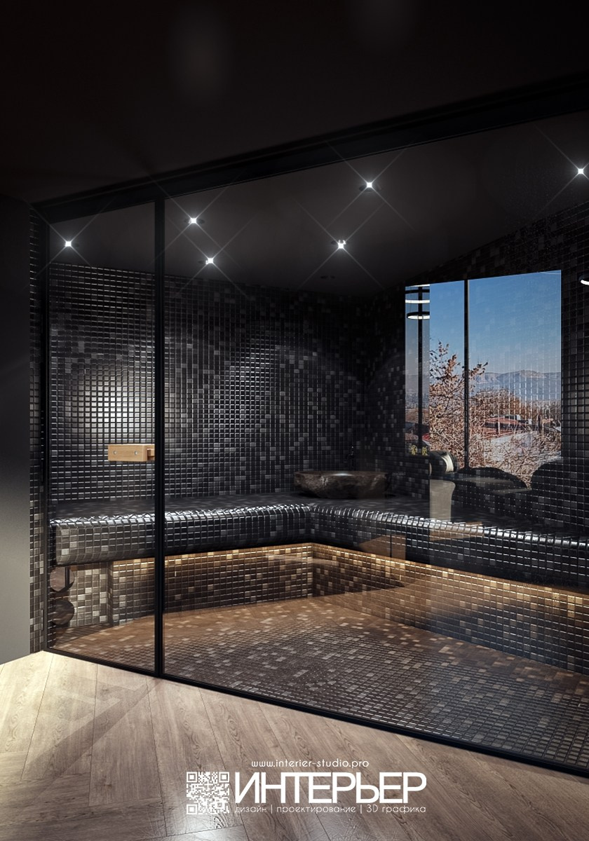 Дизайн-проект Гостевого дом со Спа, Хамамом, сауной и Джакузи в г. Кисловодске. Дизайн интерьера, 3D визуализация и 3D моделирование. Создание проектов и чертежей. КМВ: Кисловодск, Пятигорск, Ессентуки и удаленно