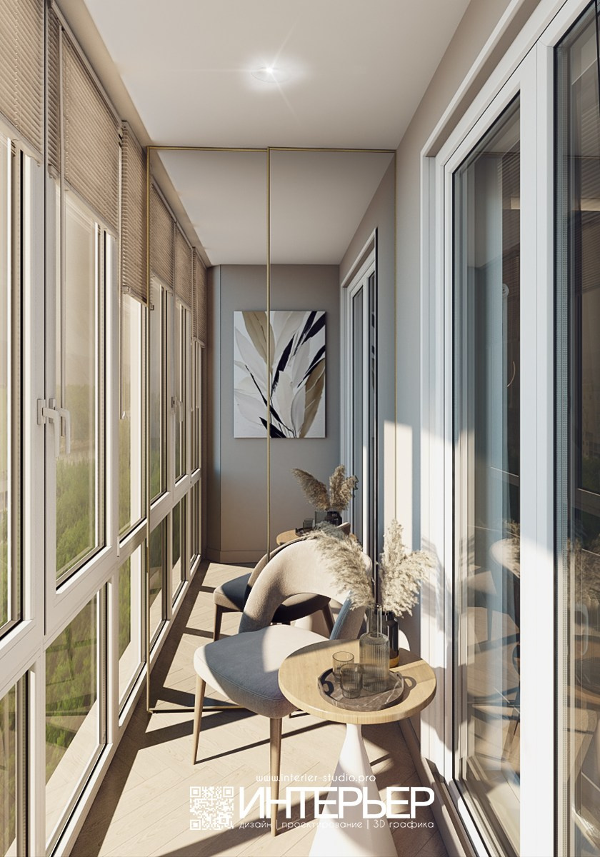 Квартира в г. Краснодар ЖК «Урал». Дизайн интерьера, 3D визуализация и 3D моделирование. Создание проектов и чертежей. КМВ: Кисловодск, Пятигорск, Ессентуки и удаленно