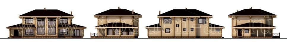«Ильинское» 489 кв. м. Проекты деревянных домов