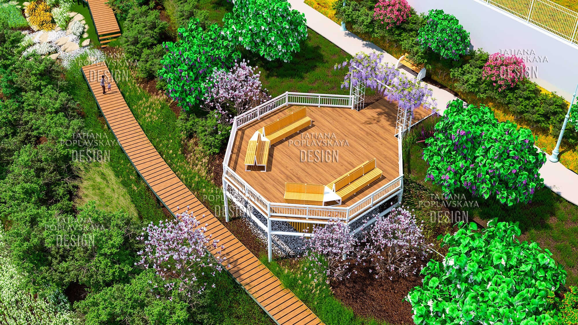 «Парящий остров» смотровая площадка парка 80-летия Краснодарского края. Интерьерный дизайнер в Сочи Поплавская Татьяна. Проектирование интерьеров и организация процесса ремонта