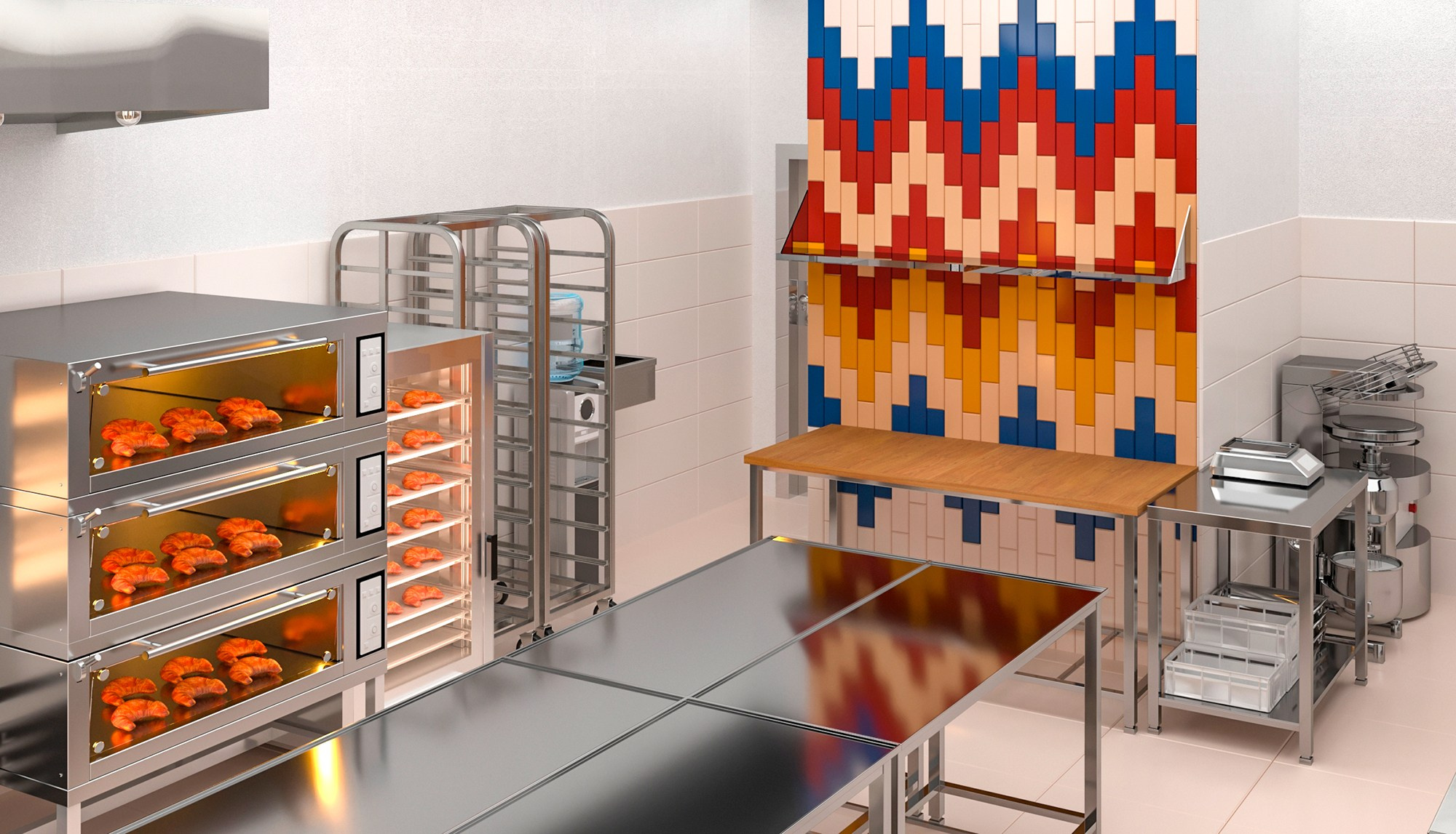 Дизайн-проект кондитерского цеха в Сочи. Интерьерный дизайнер в Сочи Поплавская Татьяна. Проектирование интерьеров и организация процесса ремонта