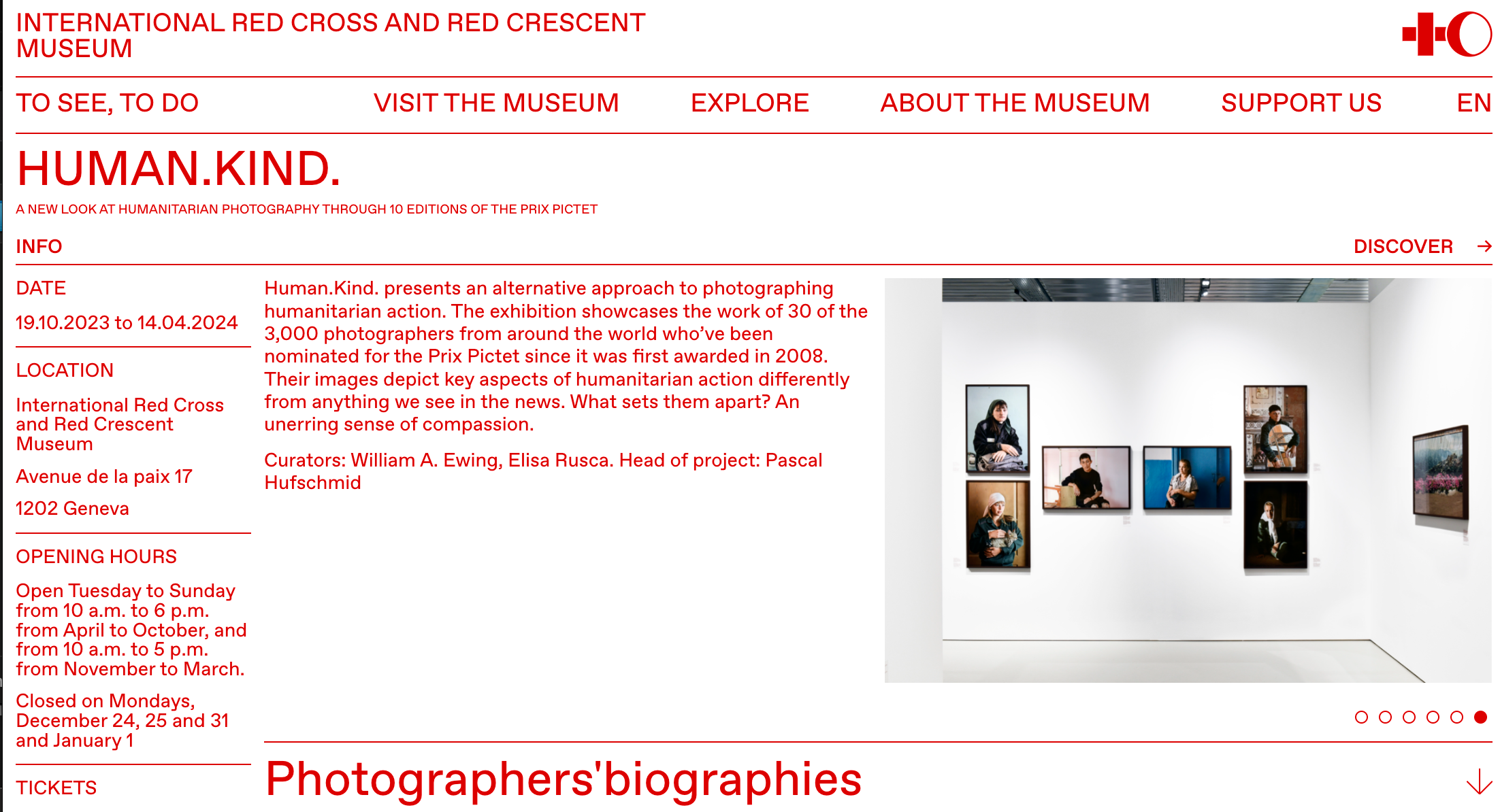 Human.Kind / Musée international de la Croix-Rouge et du Croissant-Rouge, Geneve. Елена Аносова — художница и исследовательница, куратор и лектор