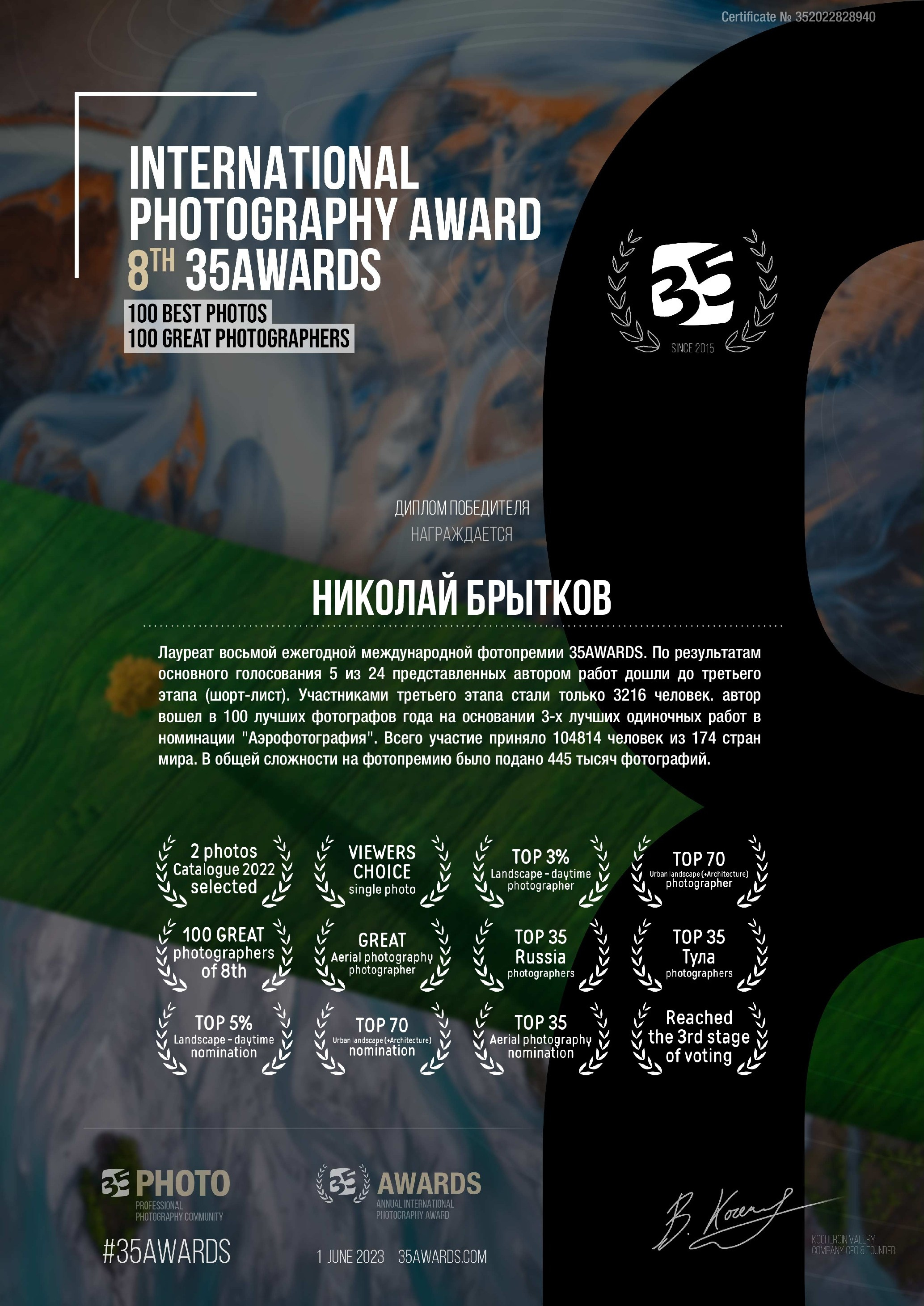 Обо мне. Николай Брытков — фотограф в Туле