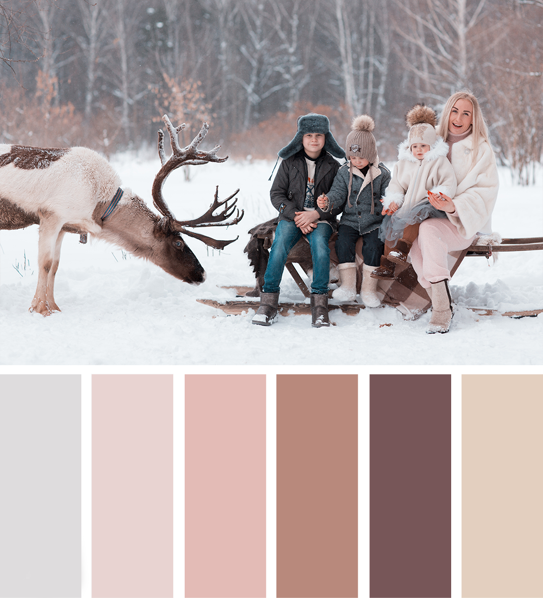 Фотосессии с оленями. Фотограф Лия Милк | Москва, Подмосковье