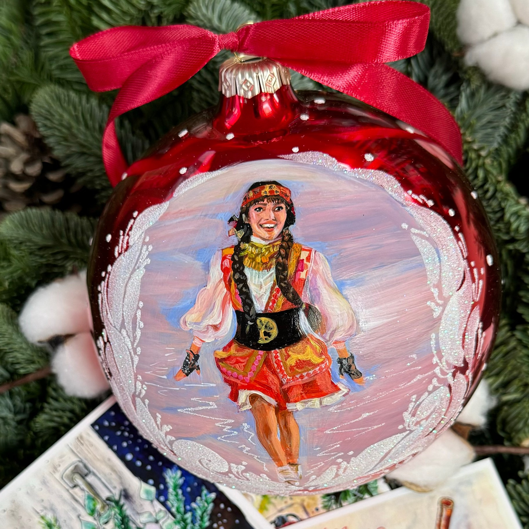 Портфолио — портреты. Художественная ручная роспись елочных шаров, корпоративные подарки и восковые аромасвечи