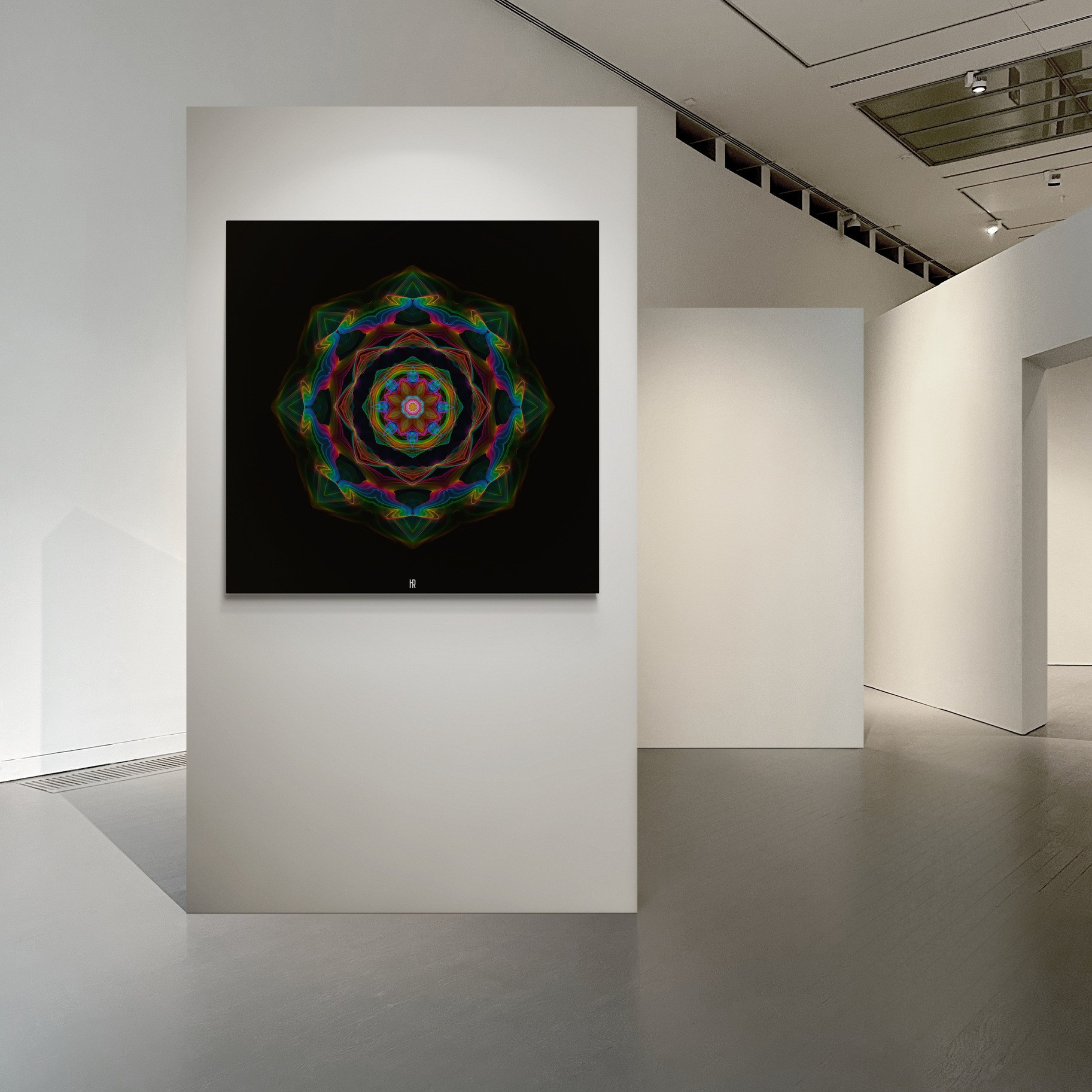 Television test charts № 040924. Roman Hodirev is an esoteriologist, multidisciplinary artist, photographer and musician. Saint Petersburg, Riga