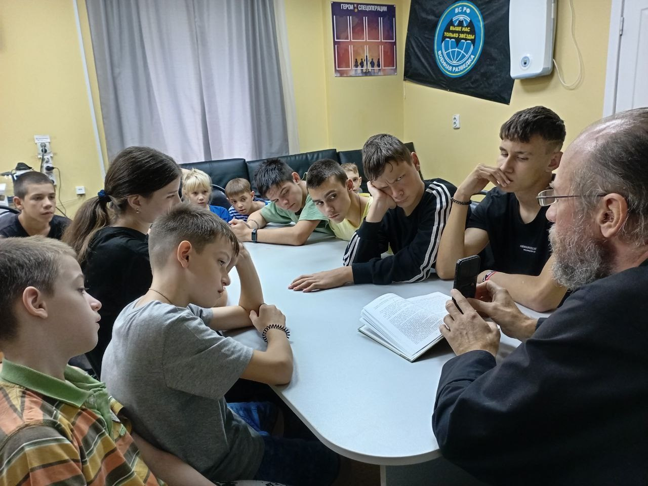 Встреча священника с воспитанниками ГАУ СО СРЦ «Возвращение». Саратовское Юго-Западное благочиние