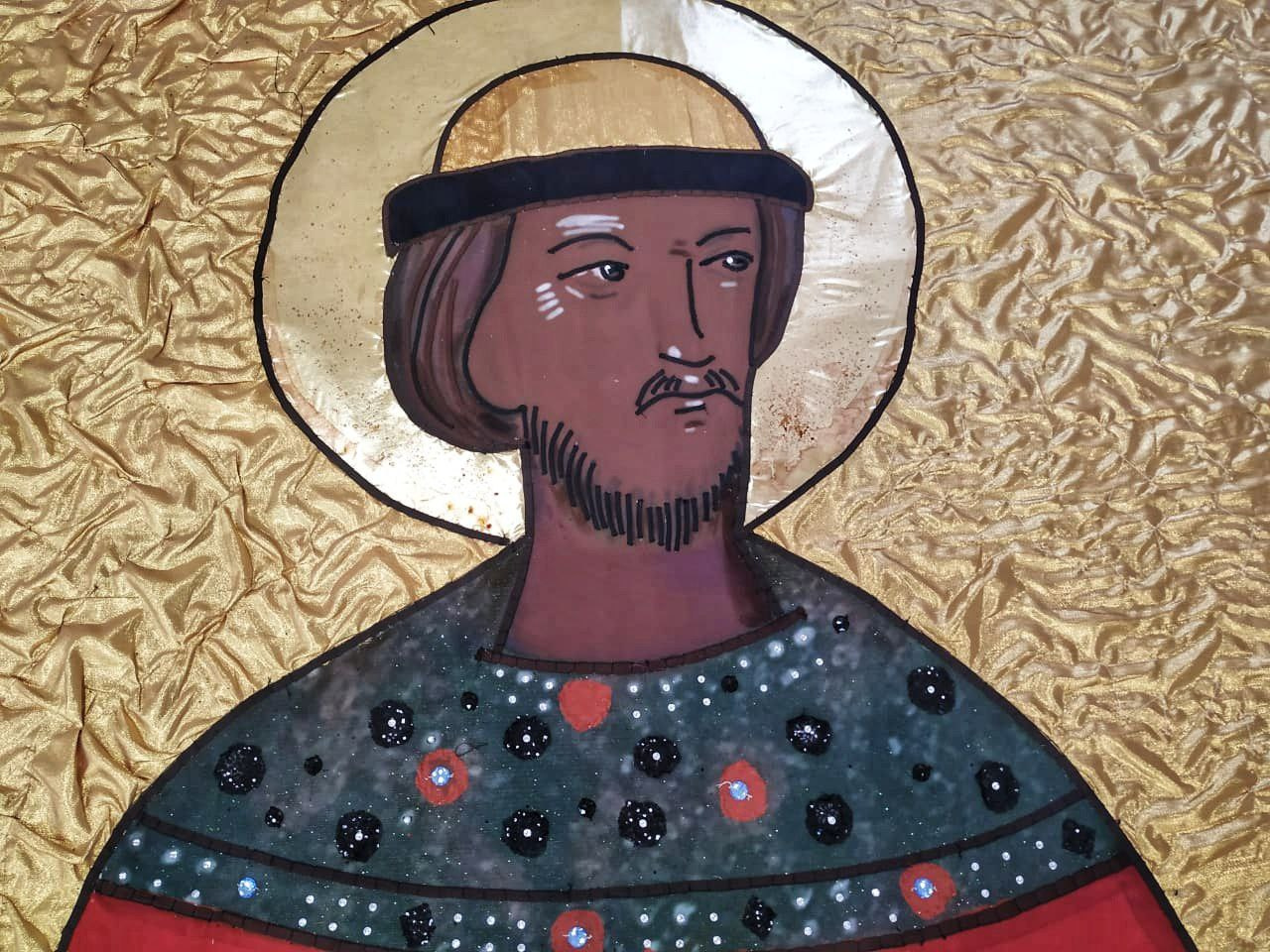 Декорации для хоровой оперы «Сказ о Борисе и Глебе». История занавеса. Превращаем идею в технологию