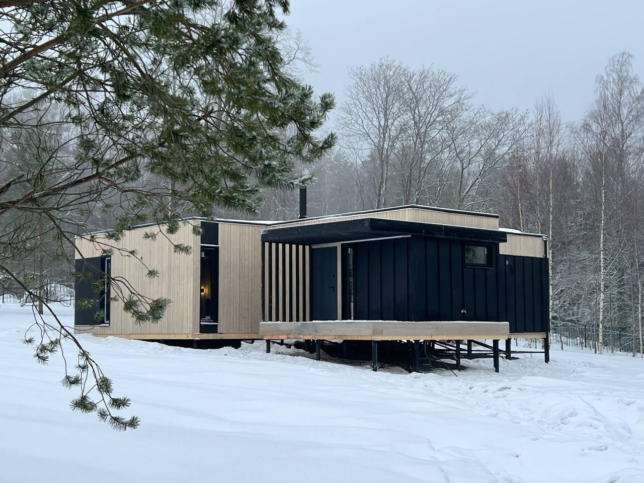 Каркасный модульный дом R. Полякова Екатерина — дизайнер интерьера, архитектор