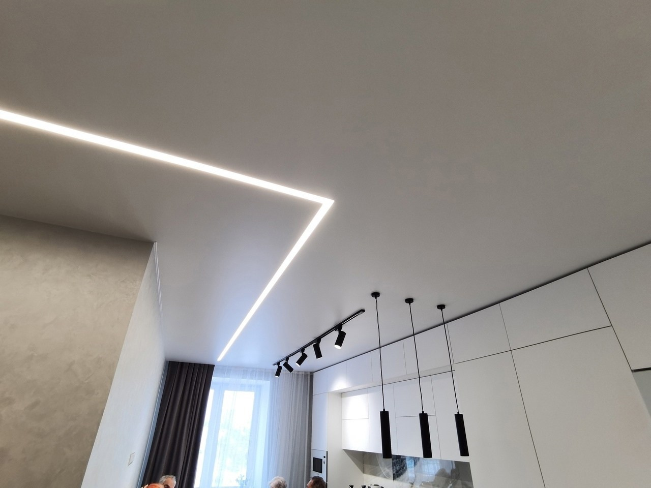 Потолки по материалу. Портфолио