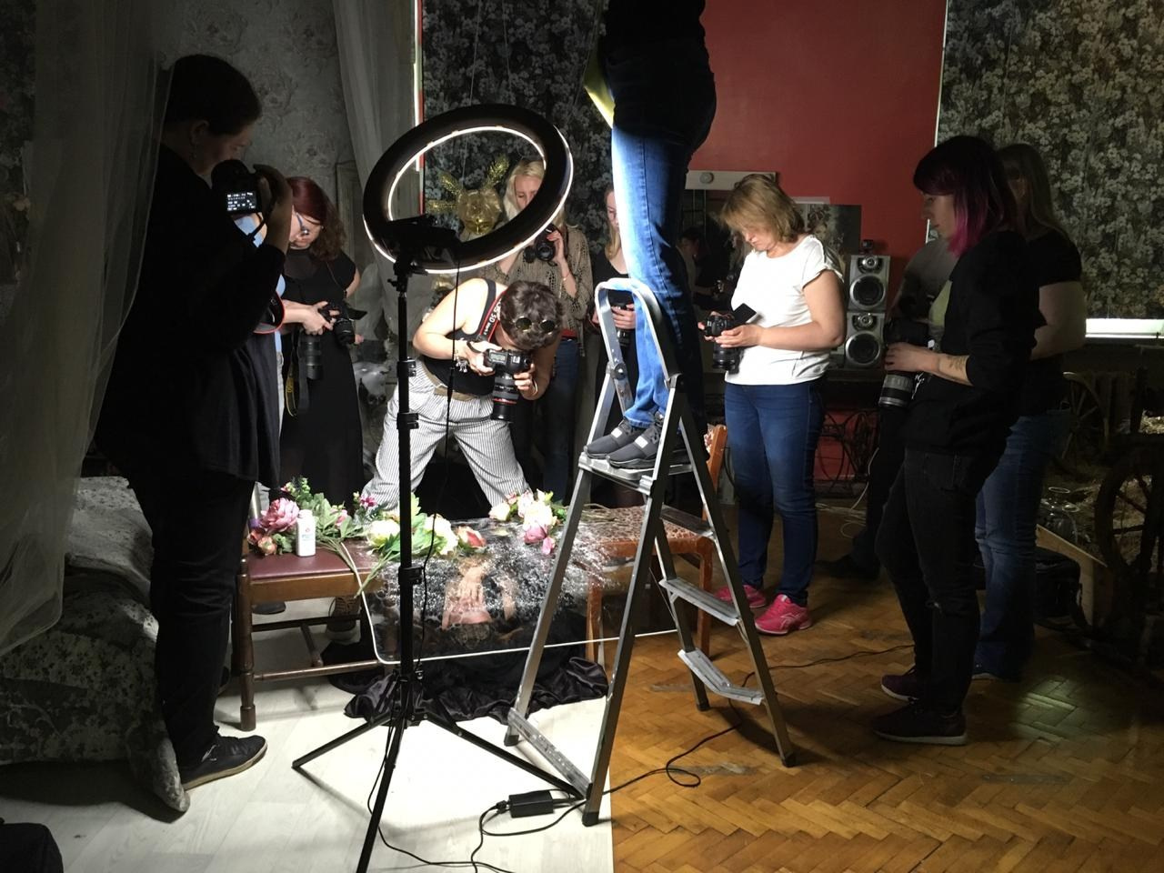 For artists. Art photographer Katerina Klio