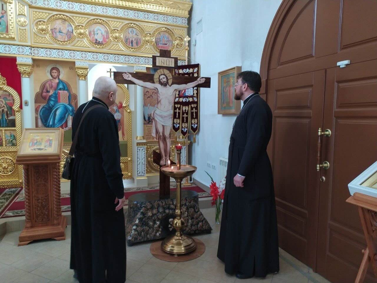 Благочинный посетил храм 40 Севастийских мучеников. Северное благочиние Саратовской епархии