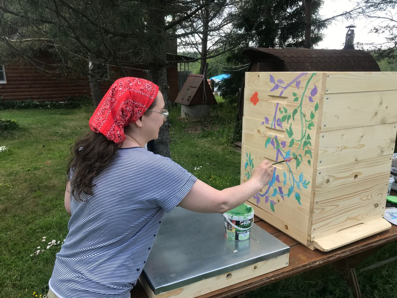 Команда экофермы Марии Гиппенрейтер. Эко отдых в Подмосковье в эко-отеле Марии Гиппенрейтер