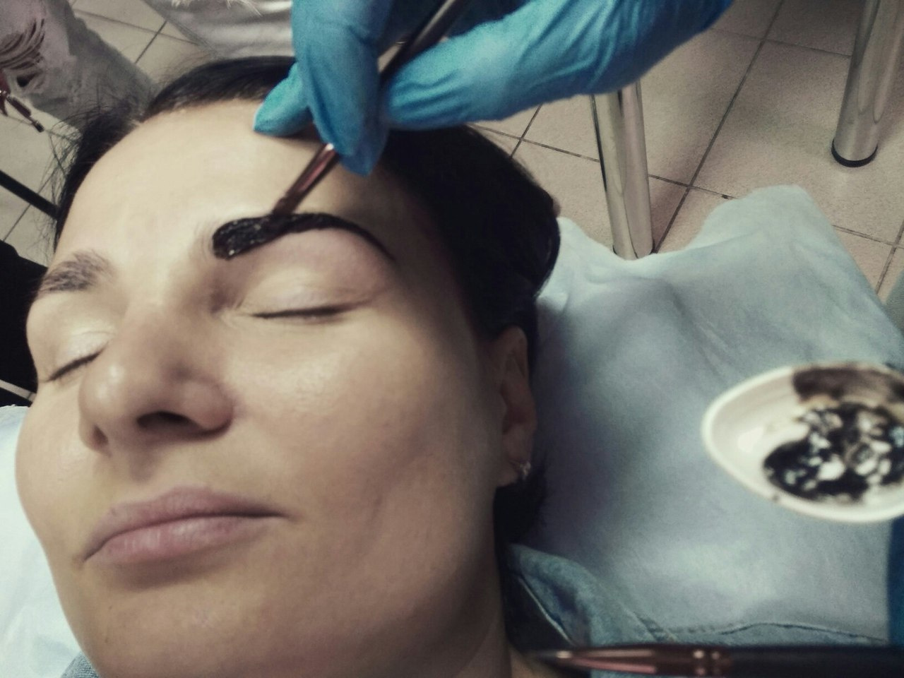 Био татуаж бровей хной, краской ELAN. Дзержинск, Нижний Новгород. Соко. Парикмахер-стилист-колорист Соколова Ольга г. Дзержинск