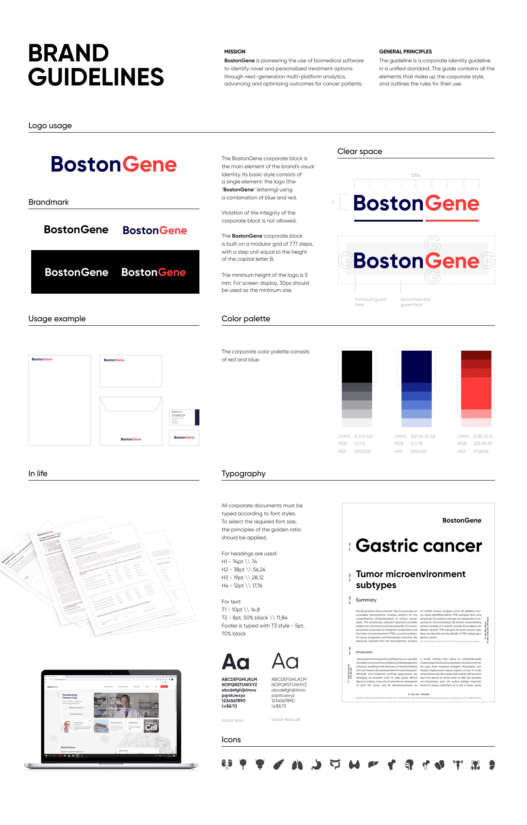 Bostongene brandbook