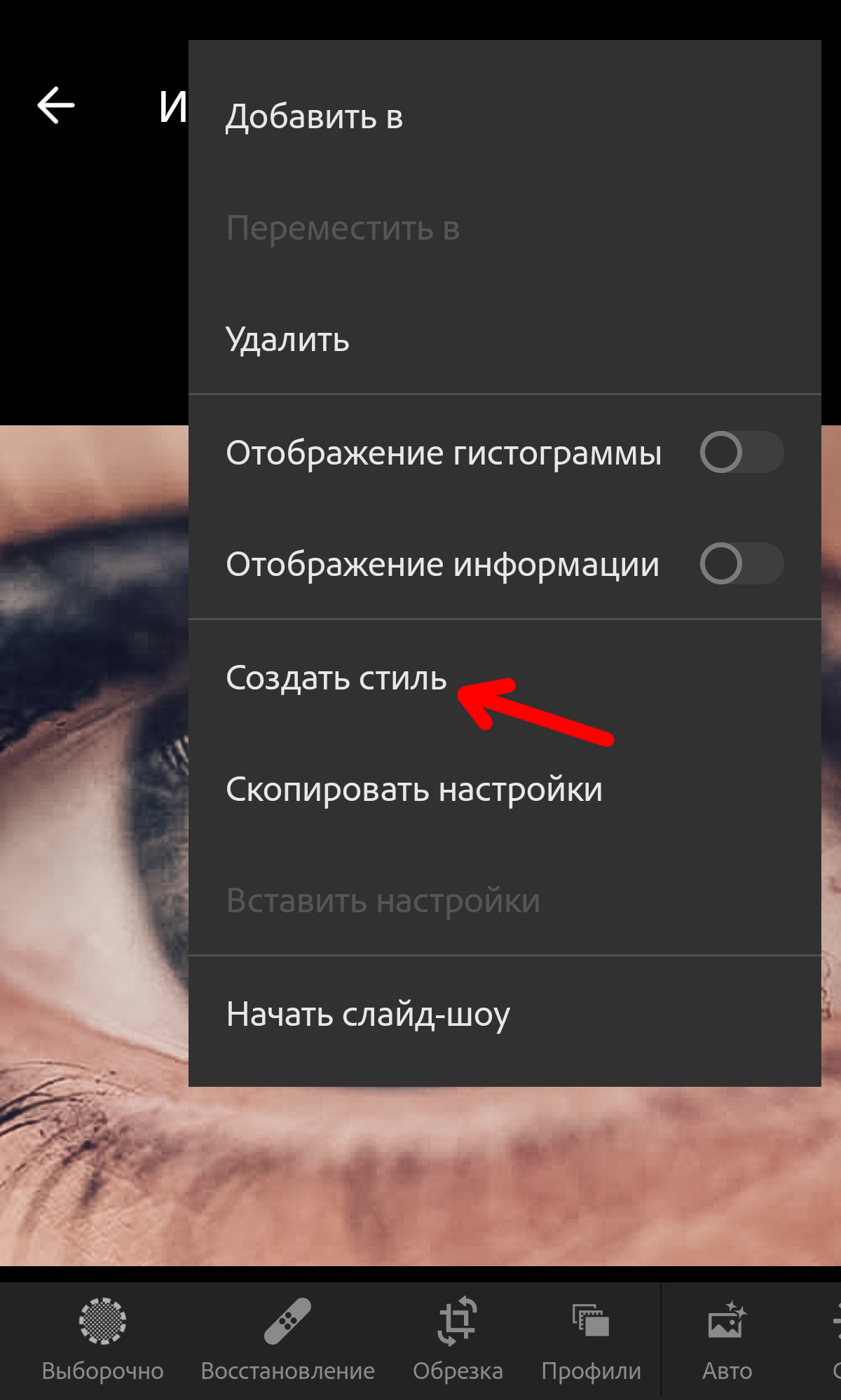 Инструкция на iphone Пастель. Via_photo