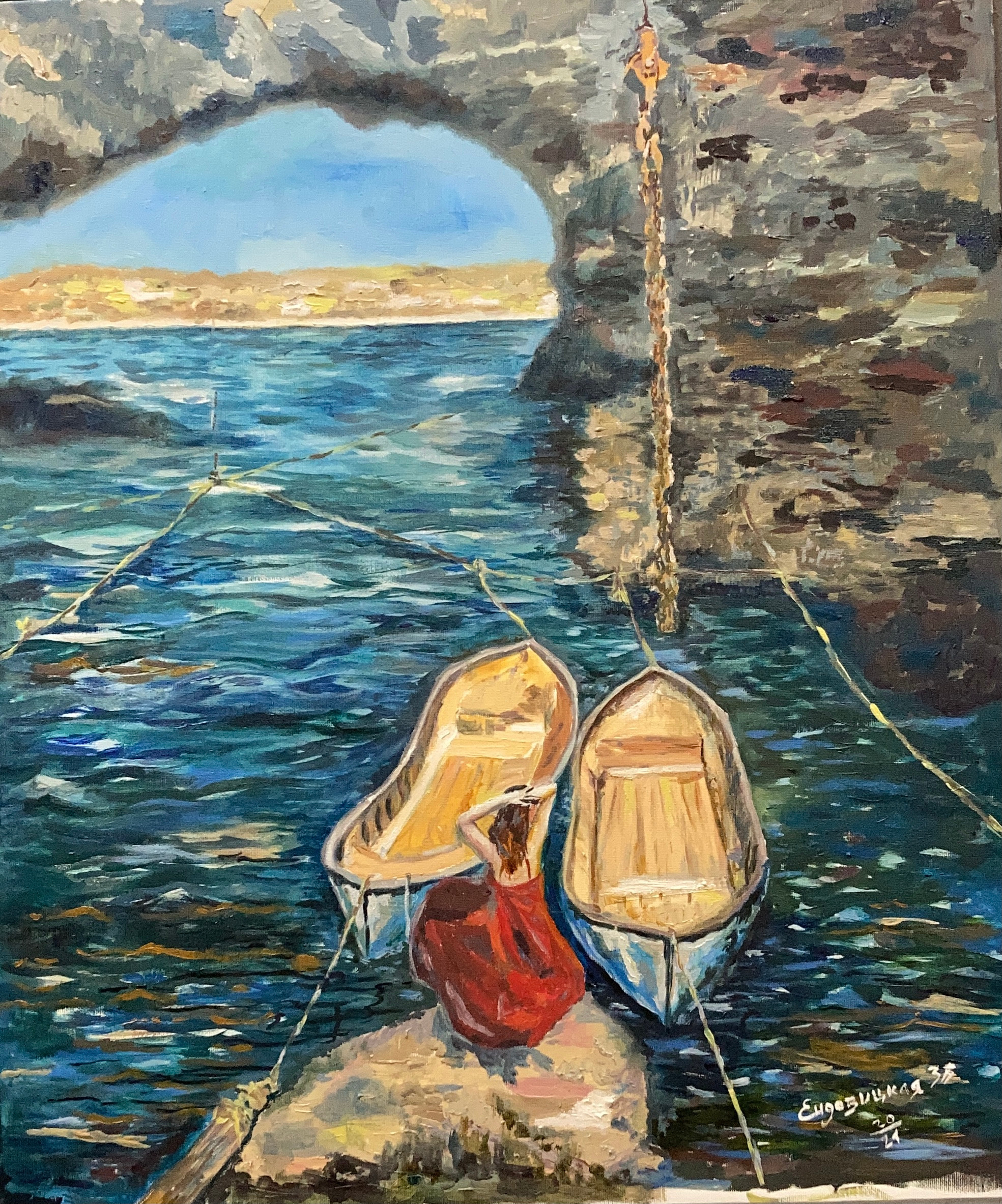 Картины с историями или живопись в путешествиях. ArtZoyaEndovitskaya