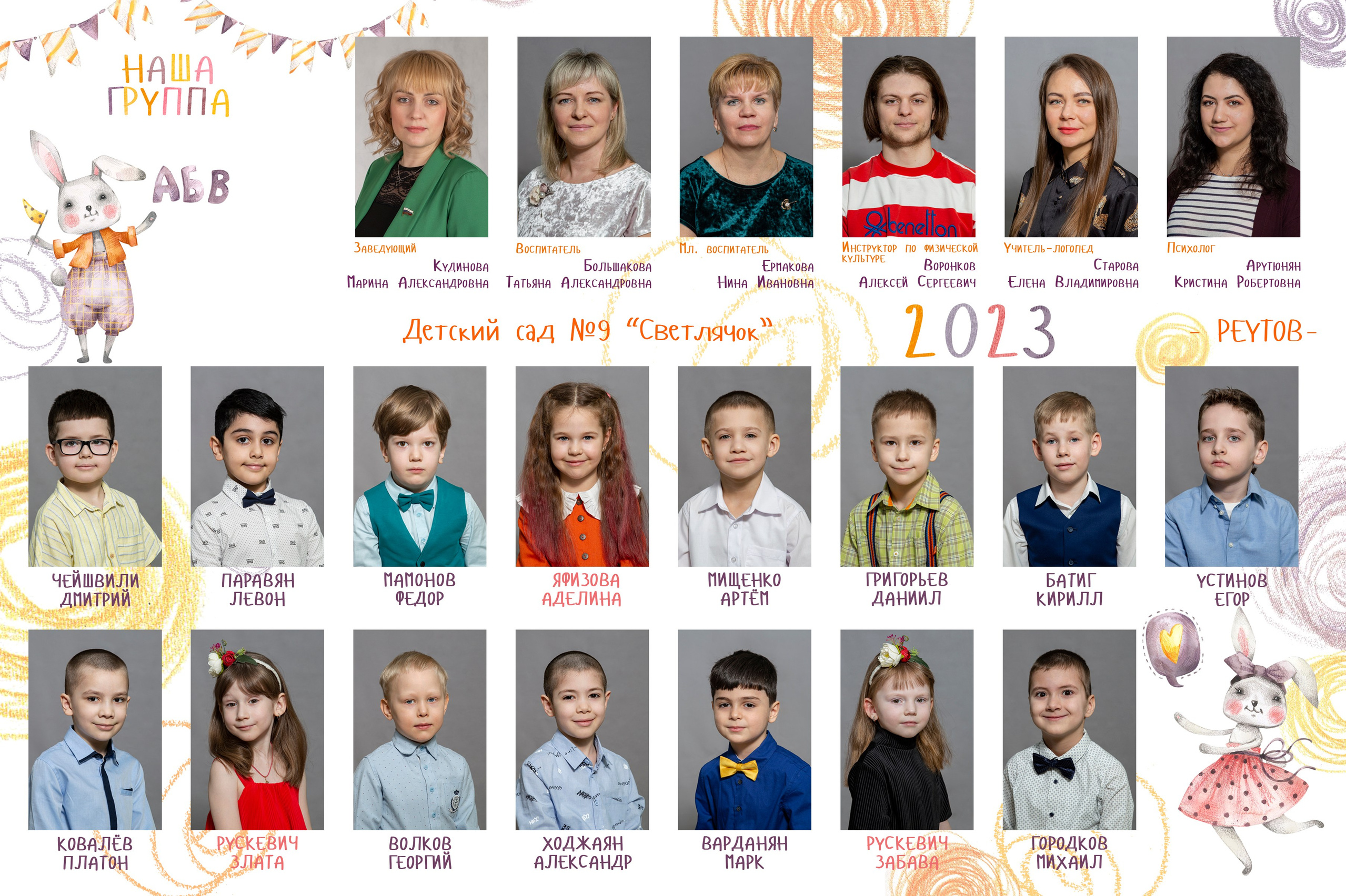 Портретная съёмка. Выпускной альбом в Реутово для школ и детских садов