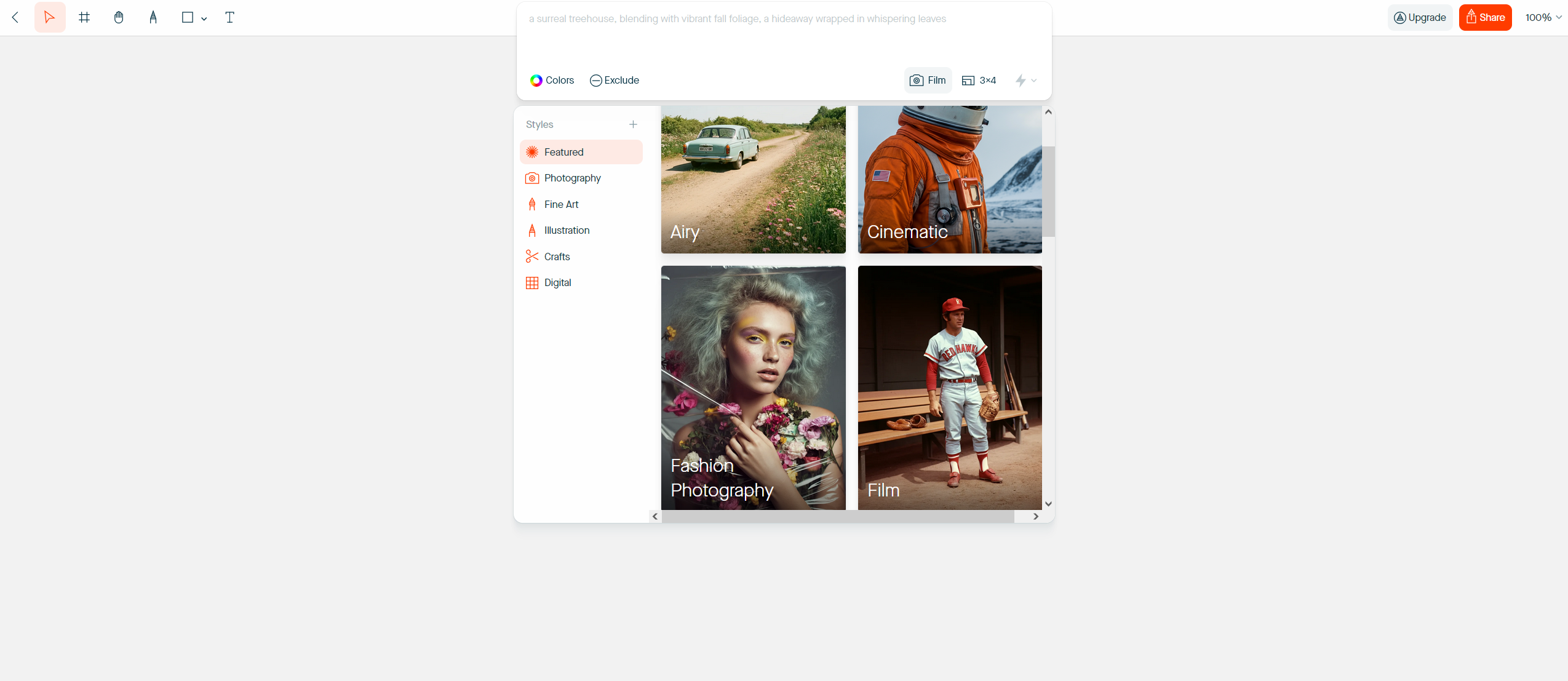 Лучшие стили нейронной сети Visual Electric - проекта для генерации реалистичных фото, 3D и 2D изображений онлайн