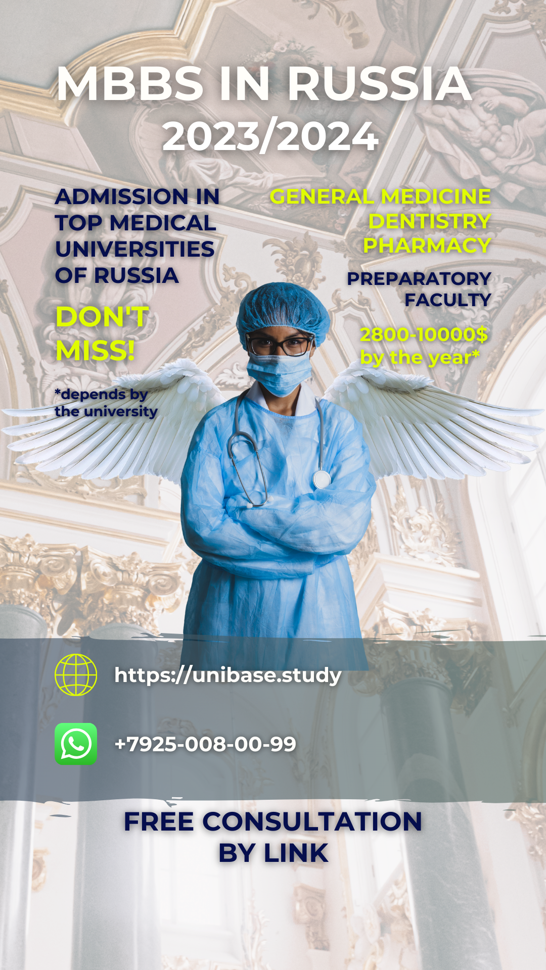 Обучение иностранных абитуриентов в России — Unibase. Таргетолог Кирилл Мольков, таргетирую по всему миру