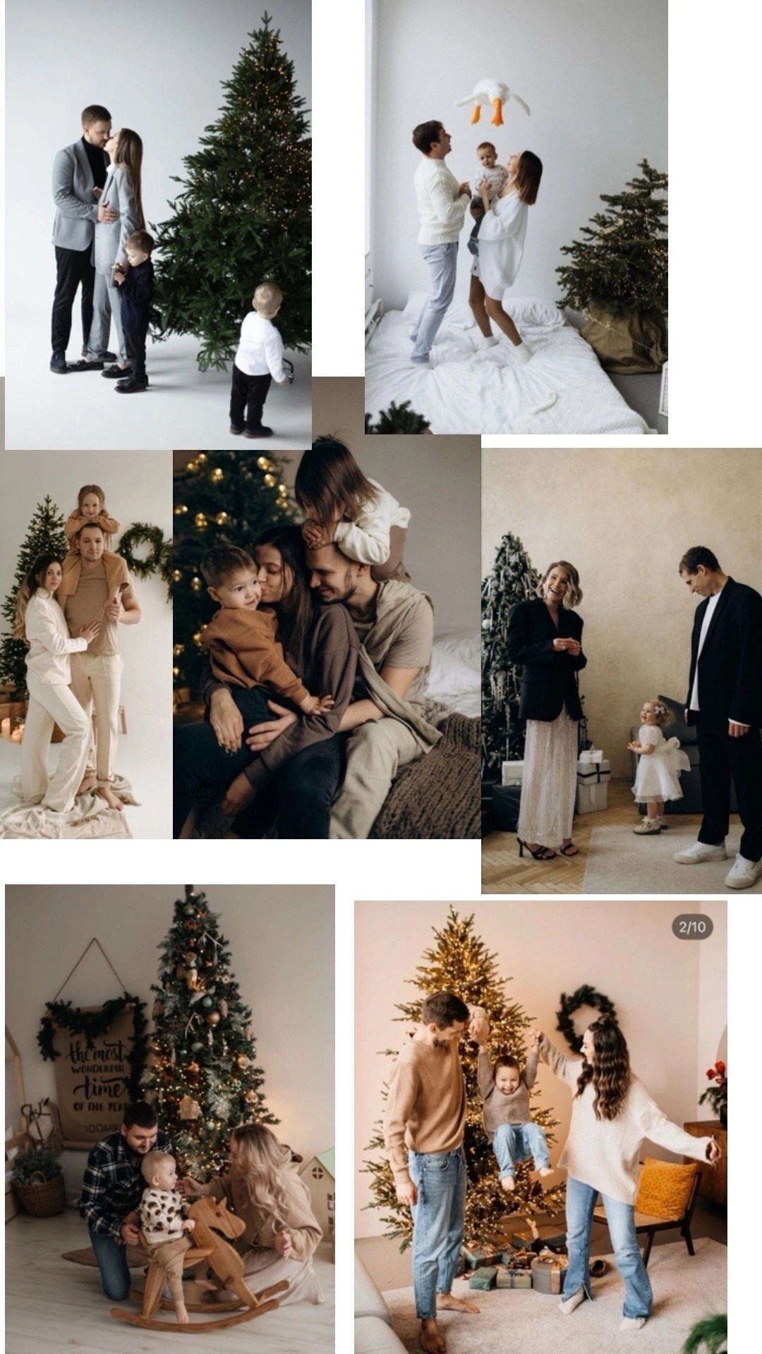 Образы на новогоднюю фотосессию. Фотограф беременности и материнства Аделя Юсупова