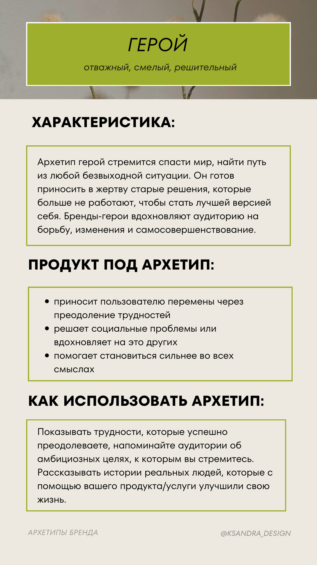 Типы Бренда. Как создать сильный бренд по архетипу?