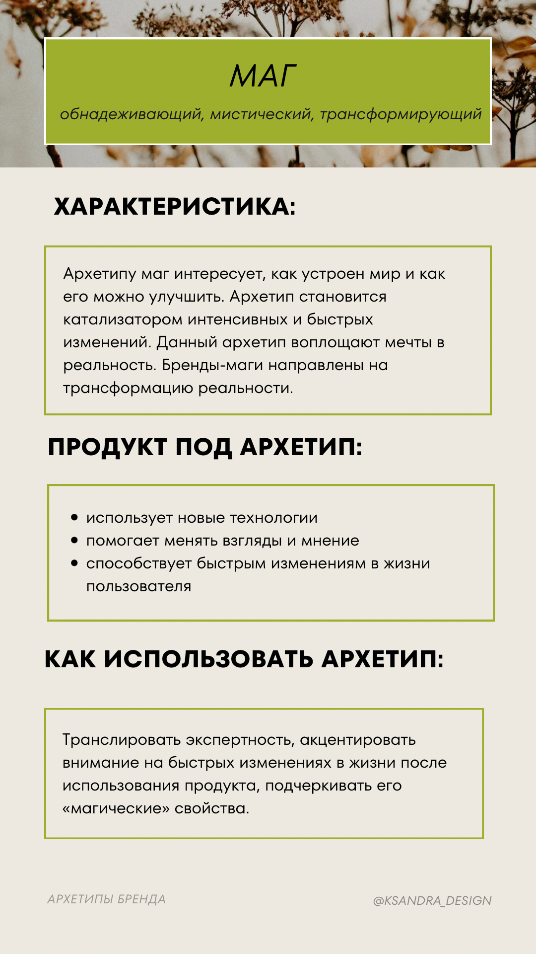 Типы Бренда. Как создать сильный бренд по архетипу?