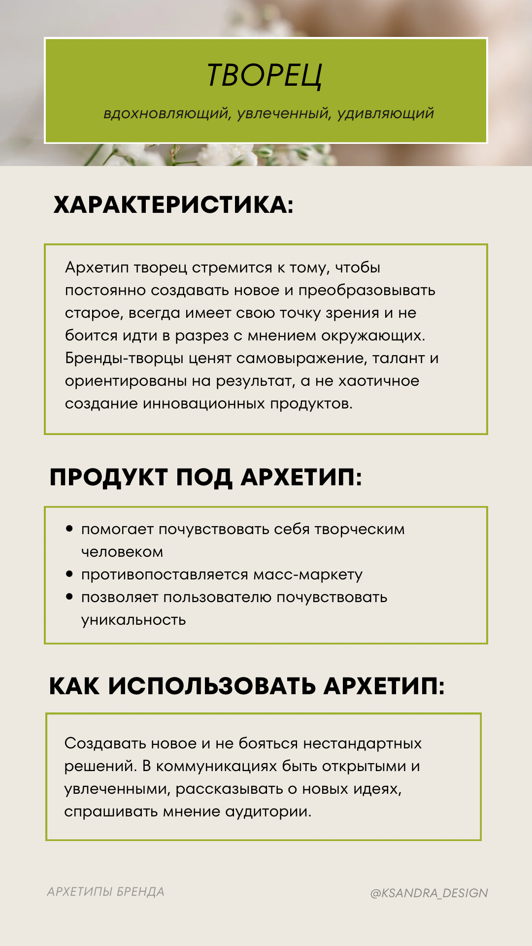 Типы Бренда. Как создать сильный бренд по архетипу?