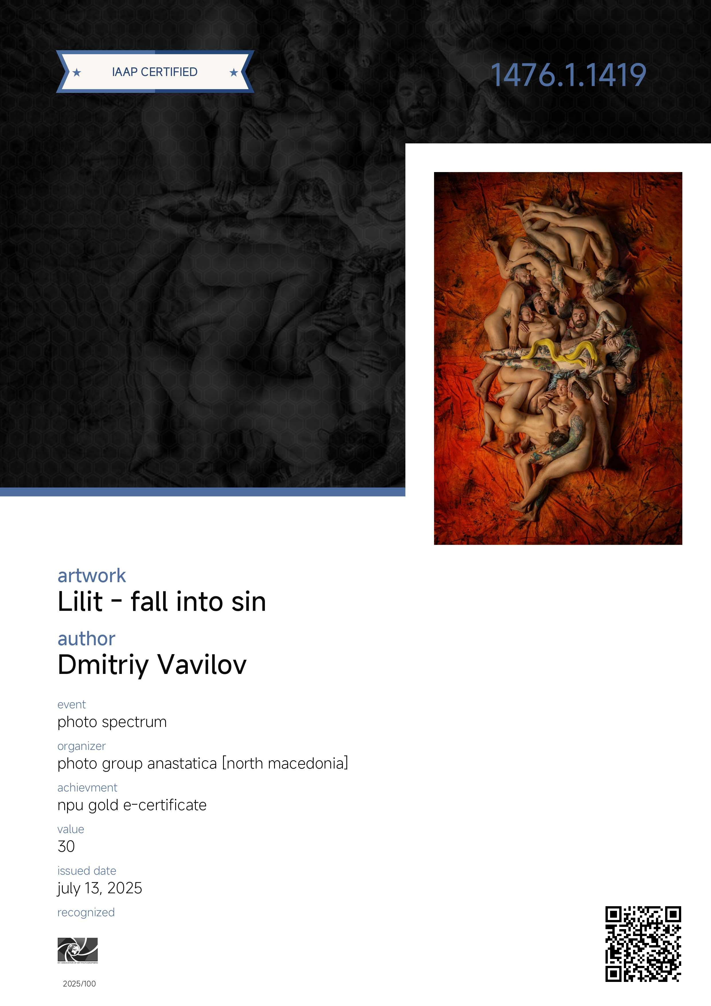 И снова награды. Творческие фотосессии в Москве