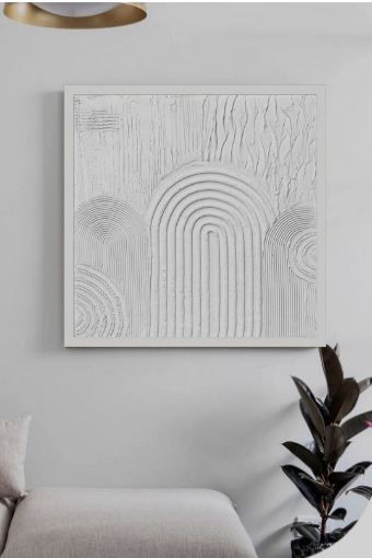 Картина с геометрической абстракцией. Объемная текстурная картина. MONA-ART. Студия авторского декора на заказ: зеркала-скалы по вашим размерам, столики, 3D панно, интерьерные картины, торшеры, светильники,