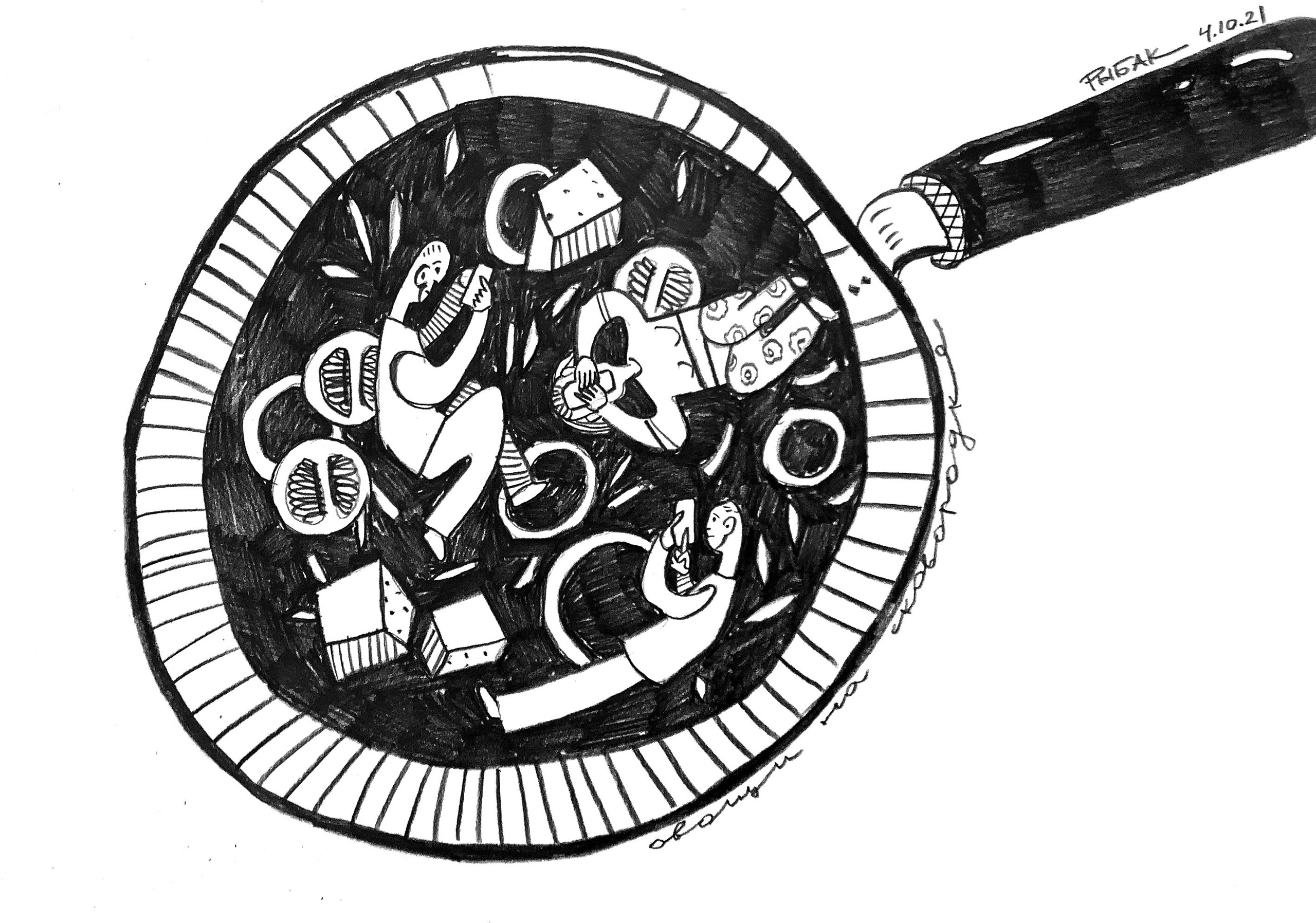 Серия Абсурдомы. Художник Рыбак Николай