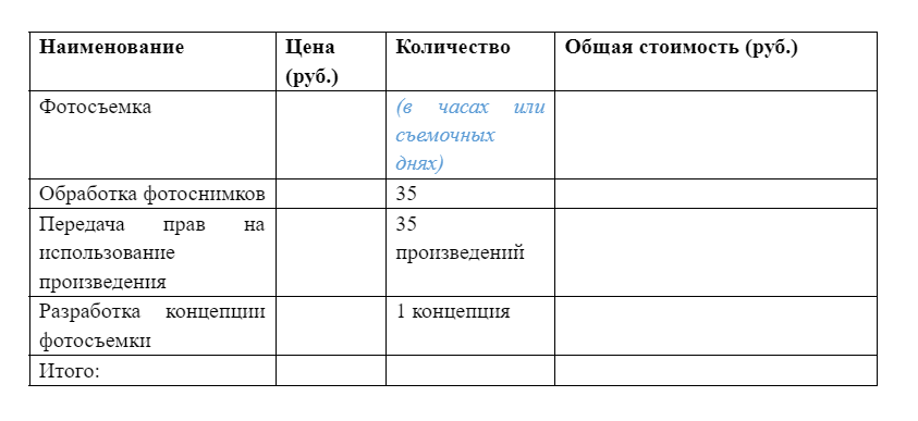 Договор. Главная