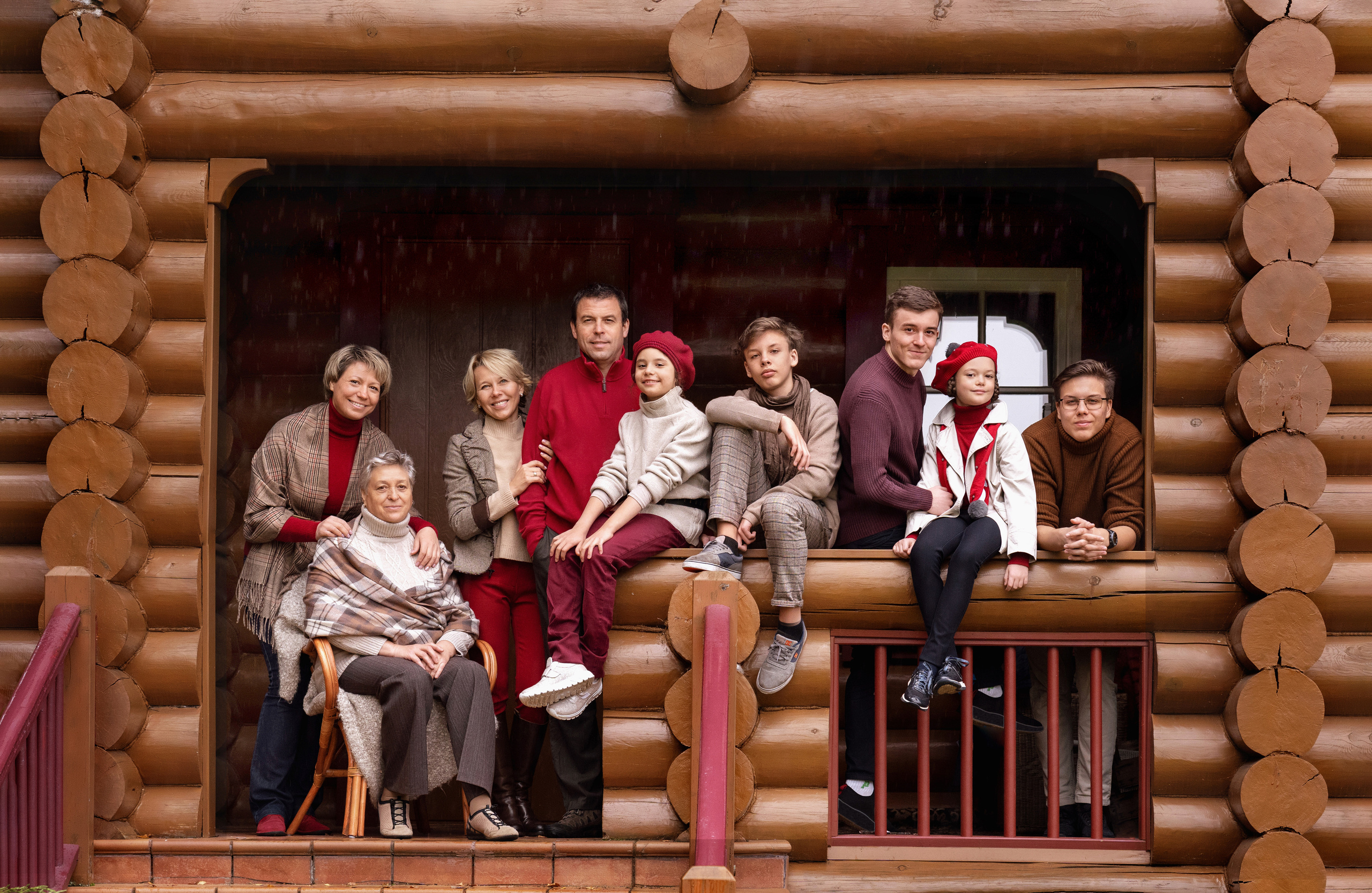 Портрет большой семьи