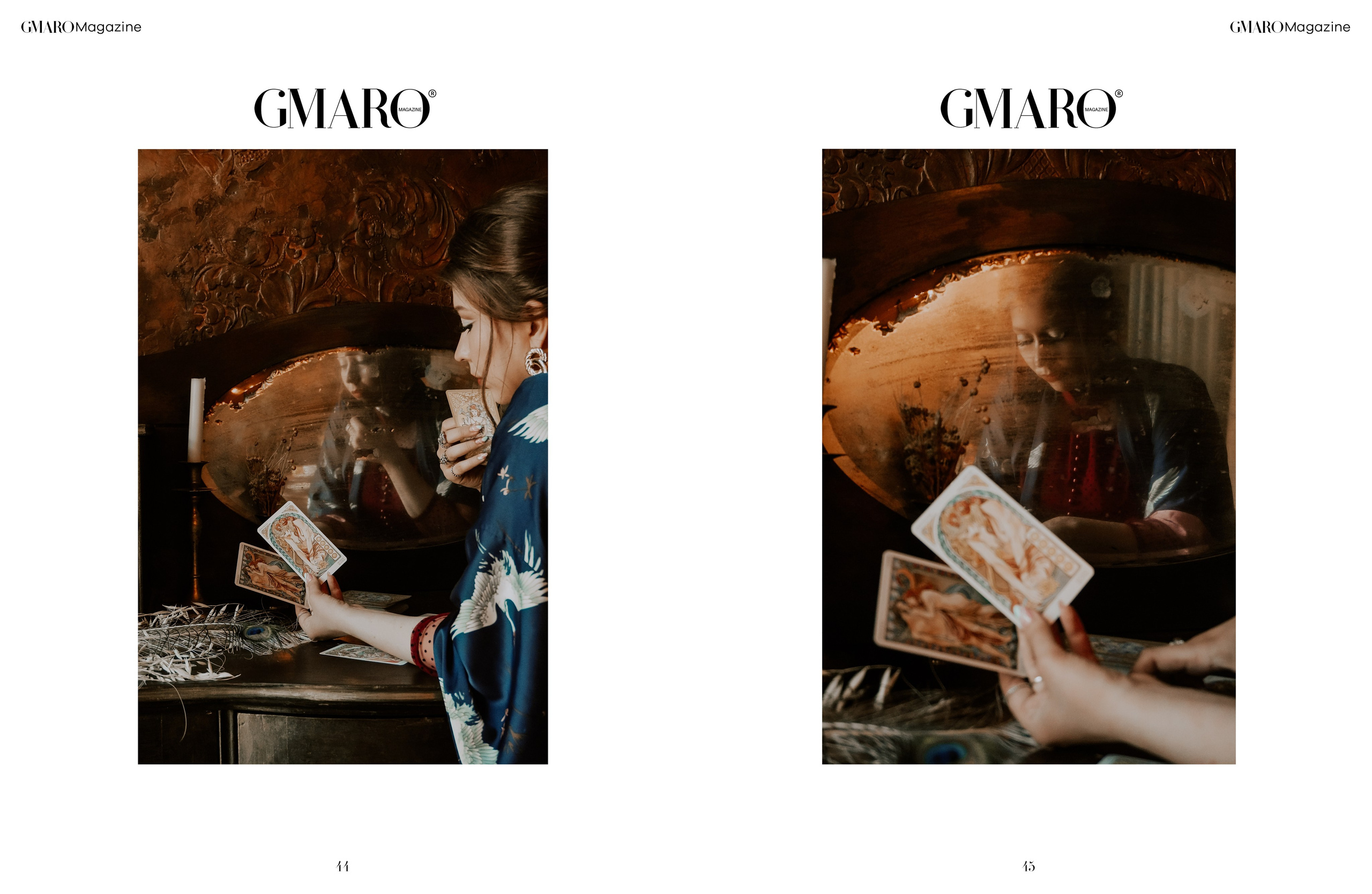 Журнальный разворот с работами фотографа Кузнецовой Марии (СПб).