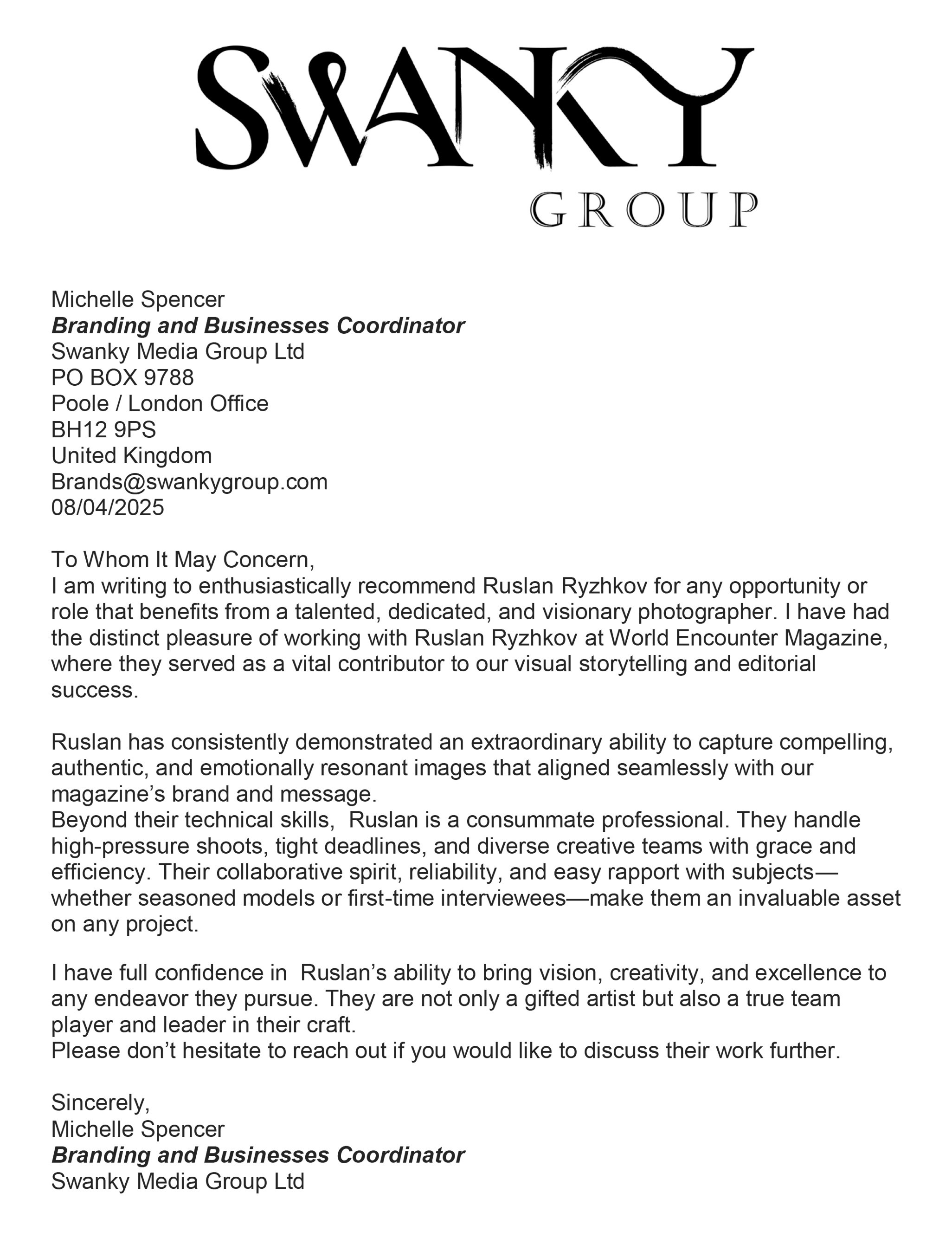 Ambassador of London Magazine. Фото и видеосъёмка Кемерово