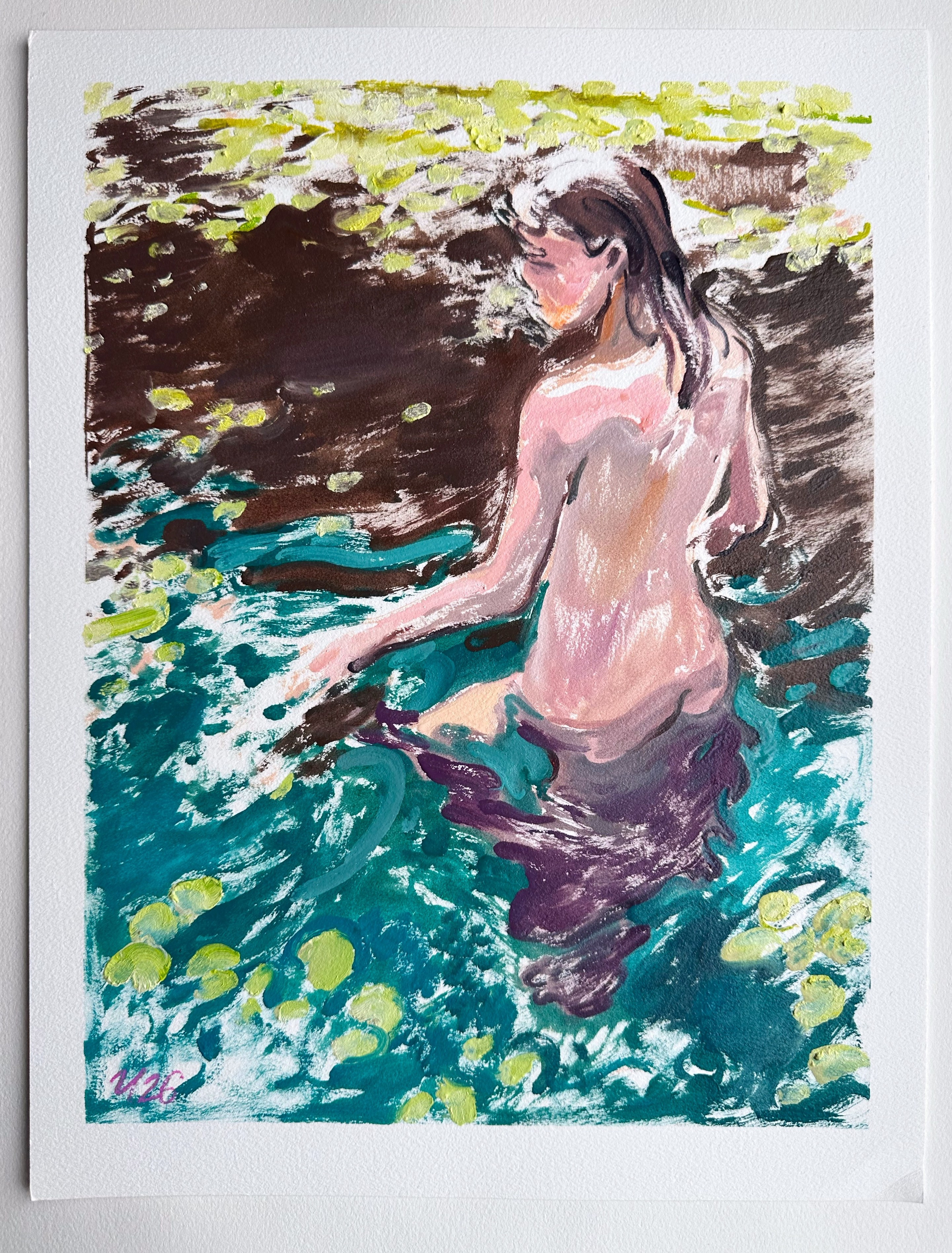 Доступные работы на бумаге (акрил/масло). Визуальный художник Илья Филатов