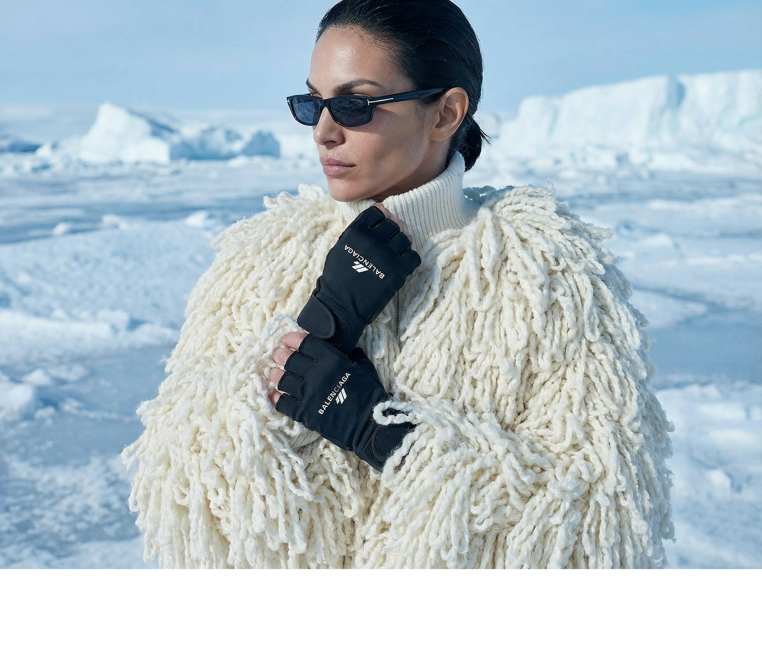 ICE SILENCE — AI Fashion Editorial. Bakunpost | AI-фото и нейрофотосессии для брендов