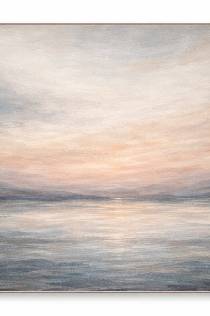 Авторская абстрактная картина в интерьере, современное искусство, дизайнерский декор, уникальная художественная работа. Авторская абстрактная картина «Утро, которое остаётся» в интерьере, художественное полотно с атмосферой тишины, света и ощущения момента.