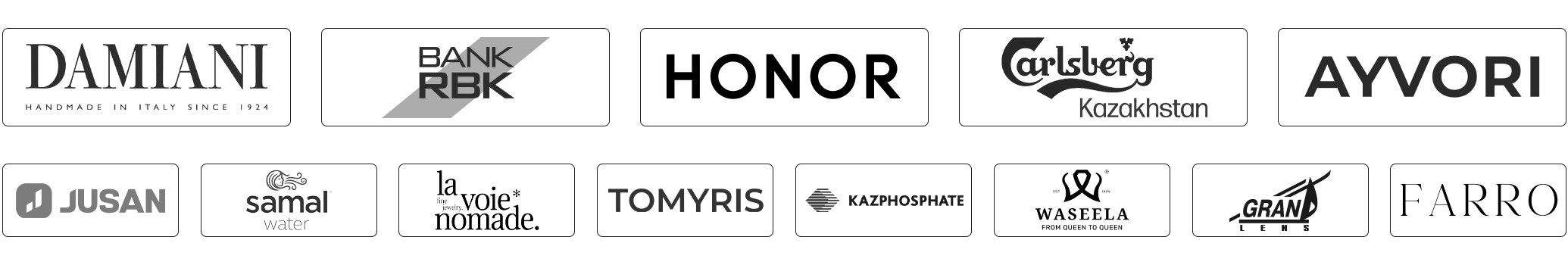Предметная и рекламная фотосъёмка для брендов и компаний: Damiani, HONOR, Bank RBK, Jusan Bank, Carlsberg и другие