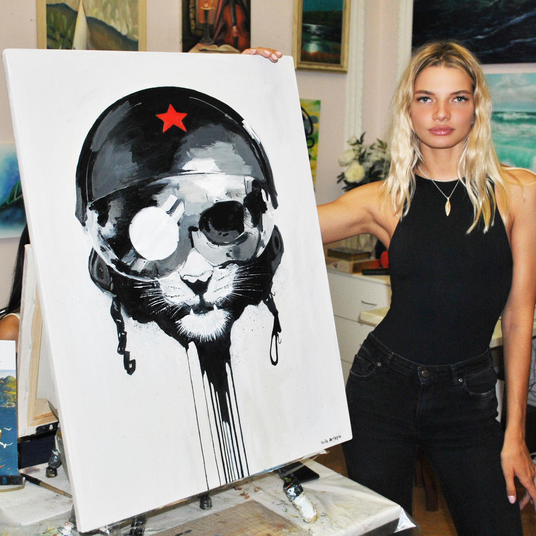 大師班. 根據照片訂購繪畫和肖像。藝術家 Sofia Rechling