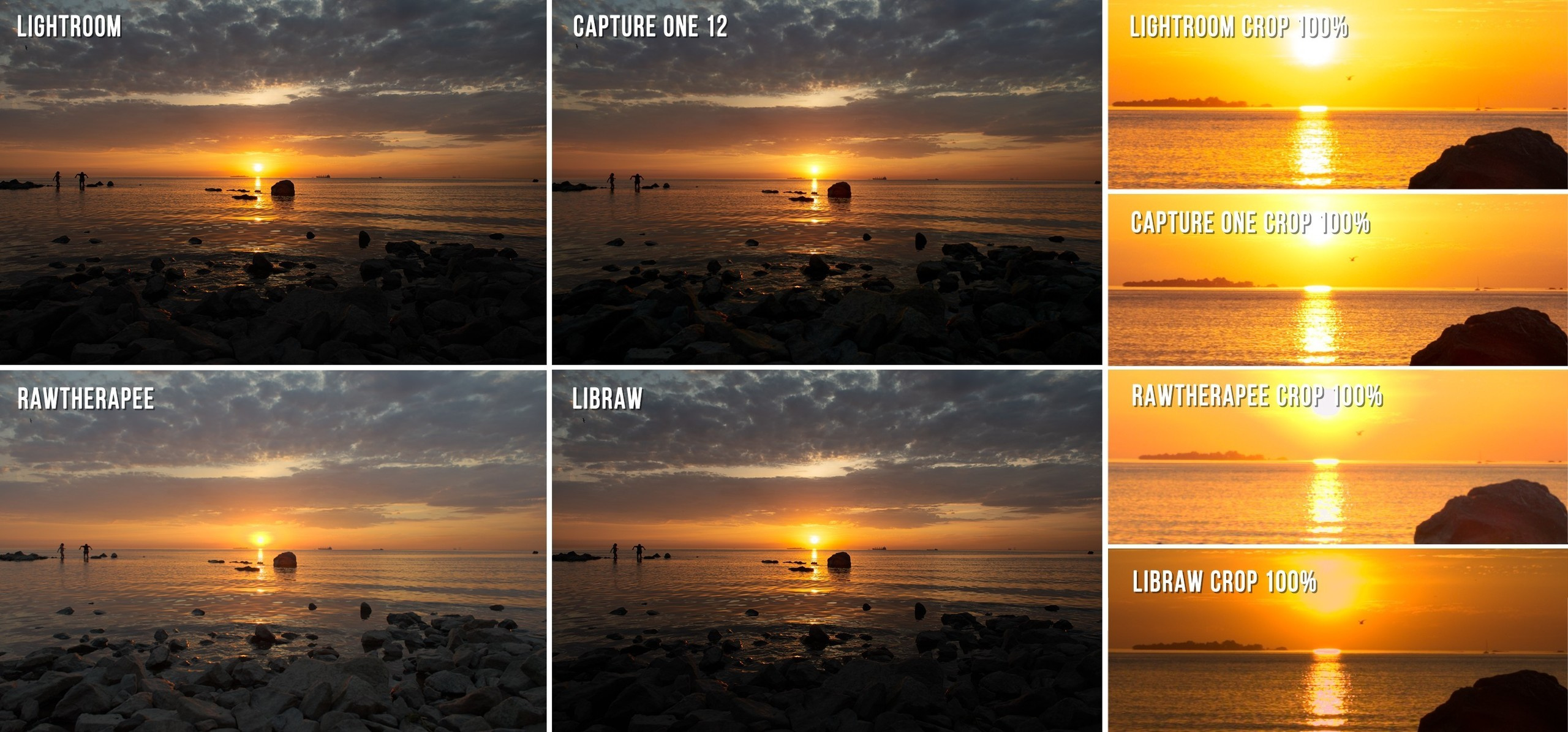 Сравнение RAW-проявщиков: Lightroom, Capture 1, RawTherapee, LibRaw. Фотограф Константин Шамин