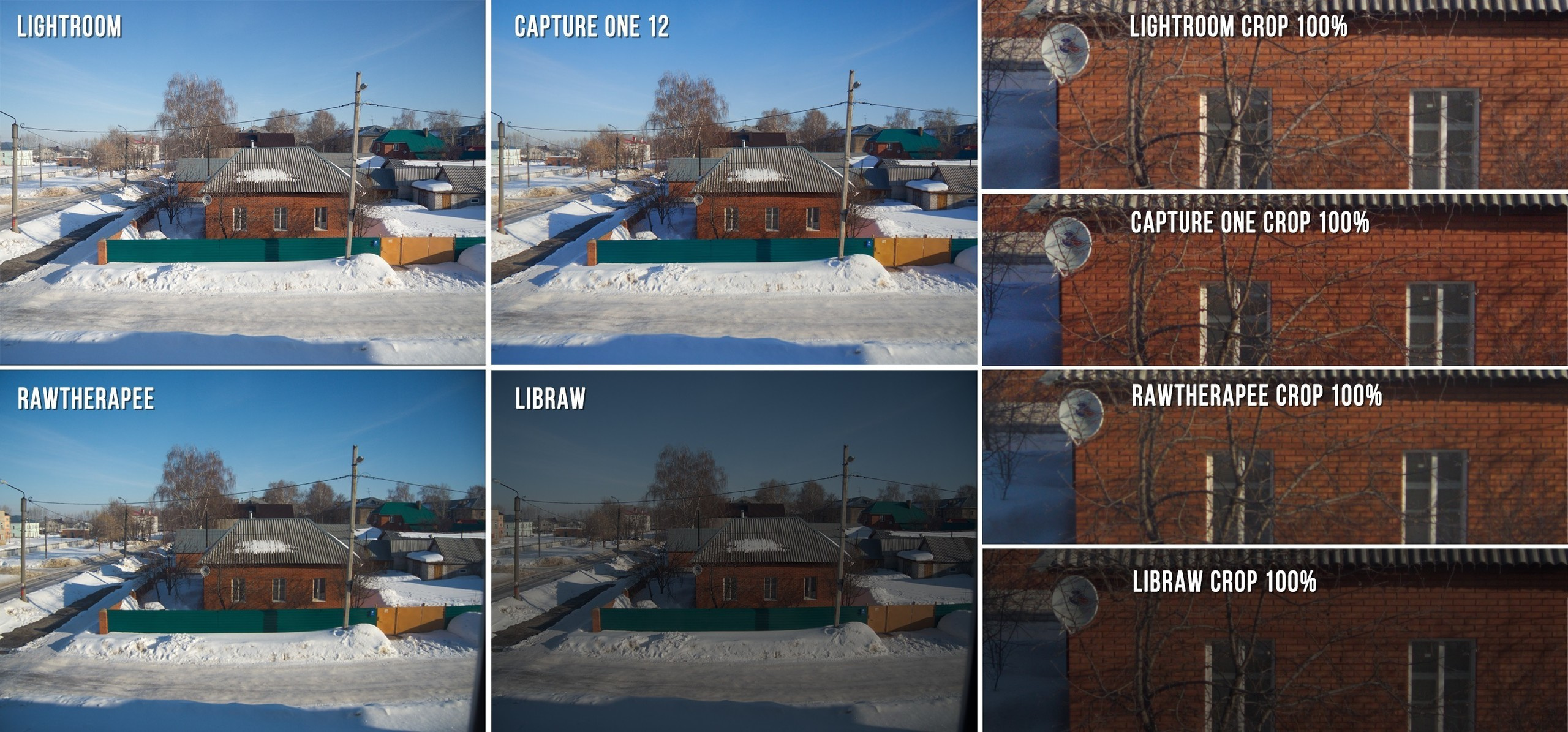 Сравнение RAW-проявщиков: Lightroom, Capture 1, RawTherapee, LibRaw. Фотограф Константин Шамин