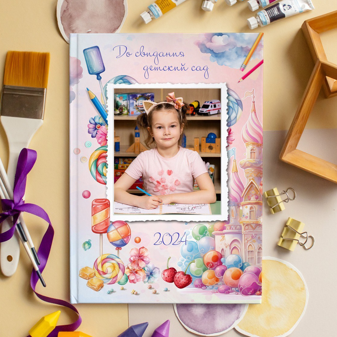 medlori Выпускной альбом в липецке&nbsp;для детского сада КАРАМЕЛЬКА