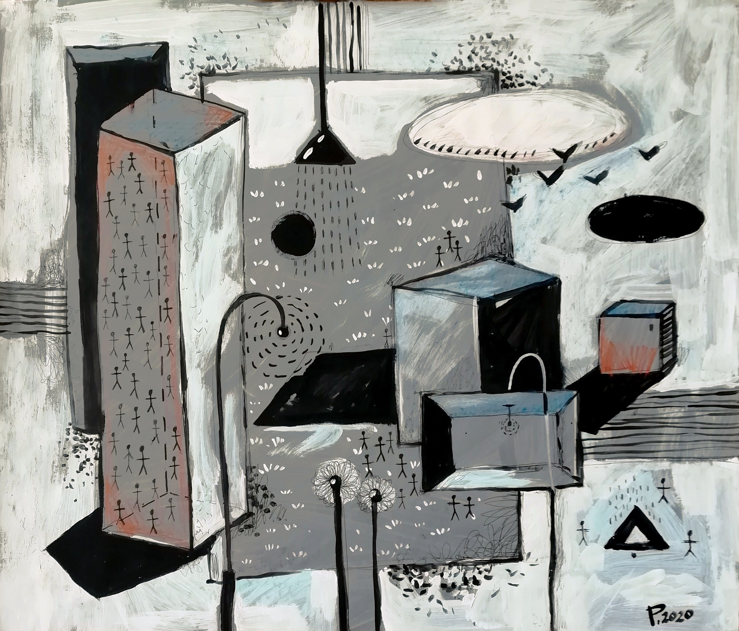 Районы. Художник Рыбак Николай